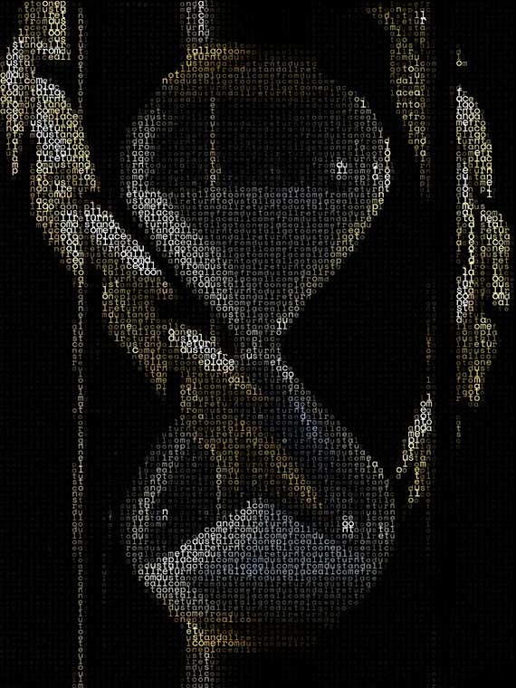 All go to one place; all come from dust, and all return to dust. Digital Dilettante, Artist Gallery, ASCII art, Digital art, NFT, Opensea, Foundation, Boudoir photo, Erotic art, Photography