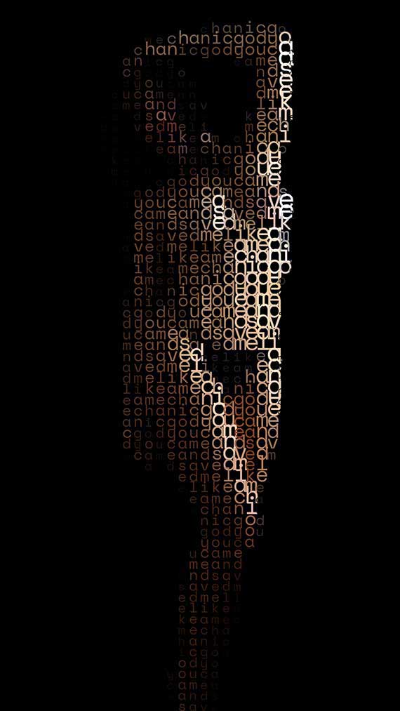 You came and saved me like a mechanic god. Digital Dilettante, Artist Gallery, ASCII art, Digital art, NFT, Opensea, Foundation, Boudoir photo, Erotic art, Photography