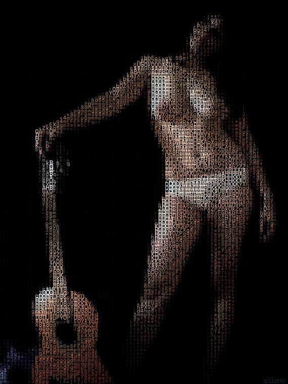 Gisselle Digital Dilettante, Artist Gallery, ASCII art, Digital art, NFT, Opensea, Foundation, Boudoir photo, Erotic art, Photography