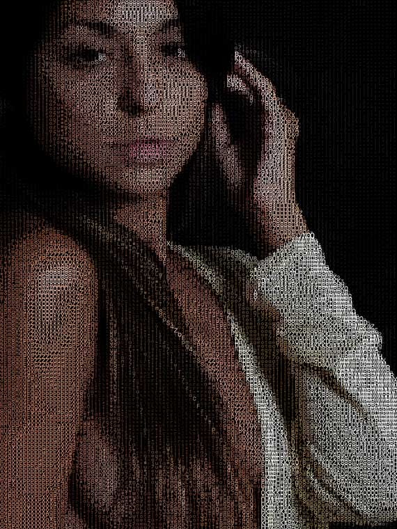 Laura Digital Dilettante, Artist Gallery, ASCII art, Digital art, NFT, Opensea, Foundation, Boudoir photo, Erotic art, Photography